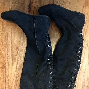 Black “elf” boots
